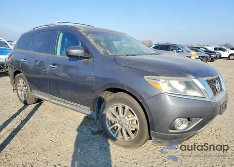 2014 Nissan Pathfinder S из США, поврежденный, VIN 5N1AR2MN7EC604111